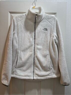 The North Face Women’s White Fleece Jacket, size M